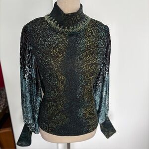 Alberto Malaki pleated sleeve top